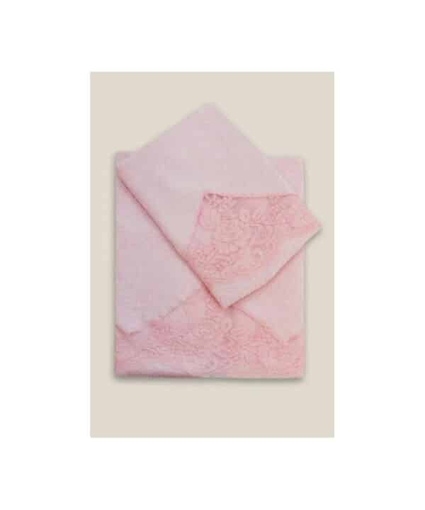 set-asciugamani-sara-rosa
