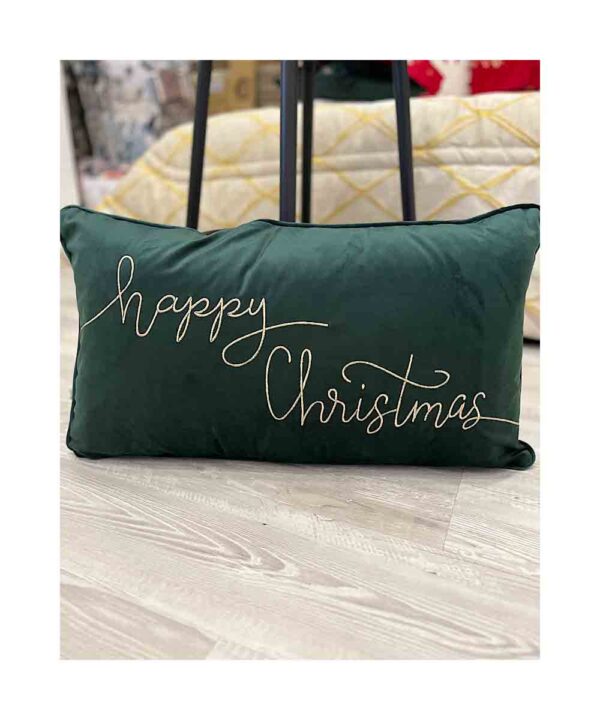 cuscino-rettangolare-happy-christmas-verde