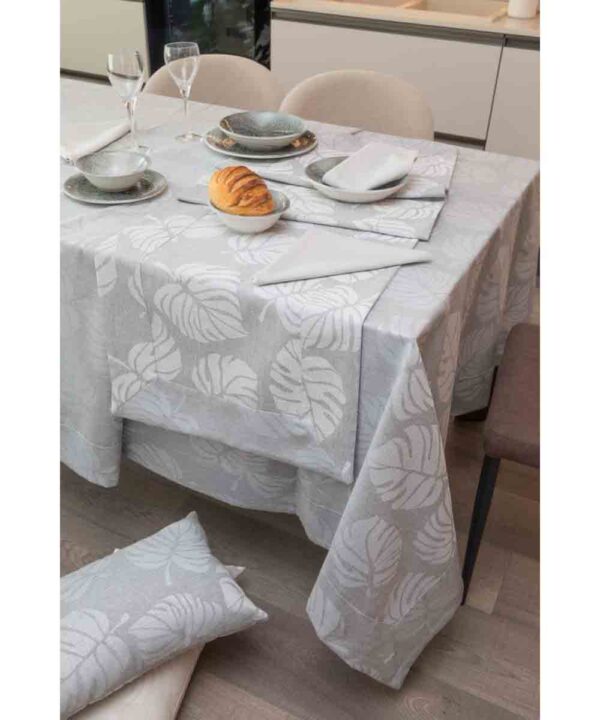 set-tovaglia-loving-con-runner-grigio